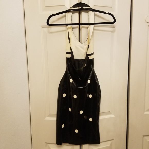 Latex Westward Bound Rubber PolkaDot Dress - Picture 2 of 6